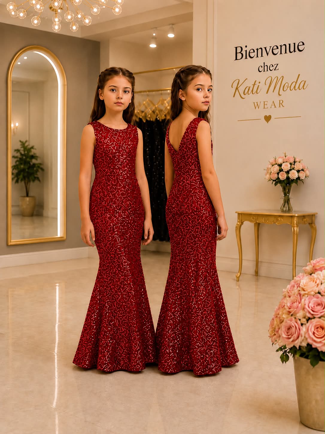 robe de soirée cintrée