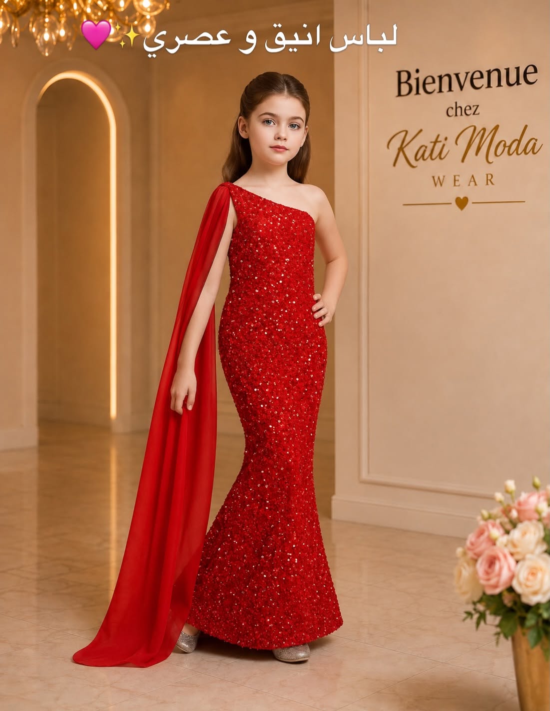 robe de soirée sirène avec foulard
