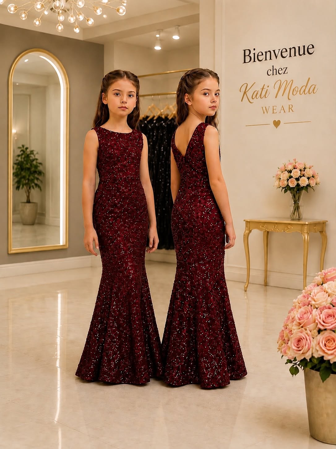 robe de soirée cintrée