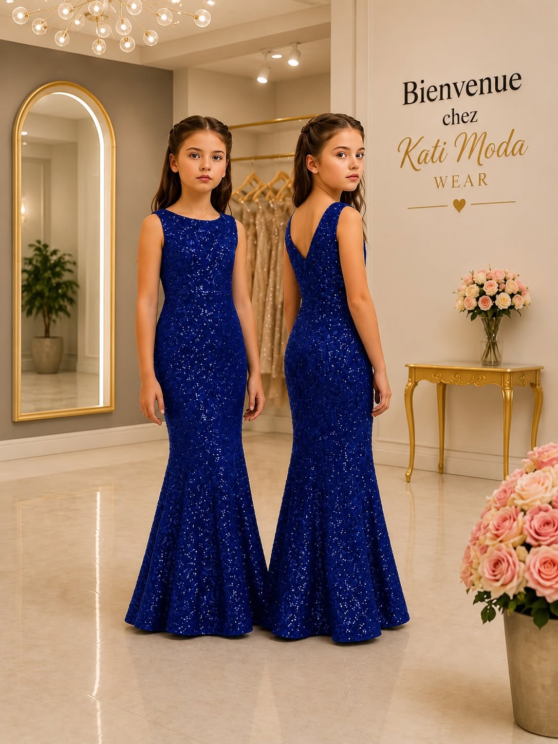 robe de soirée cintrée
