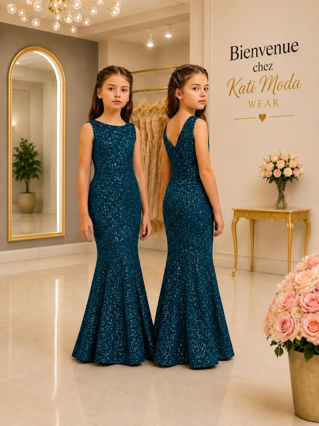 robe de soirée cintrée