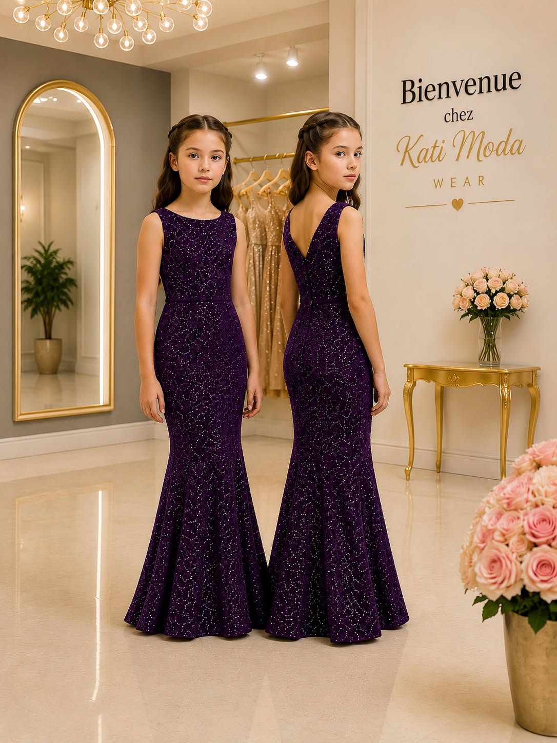 robe de soirée cintrée