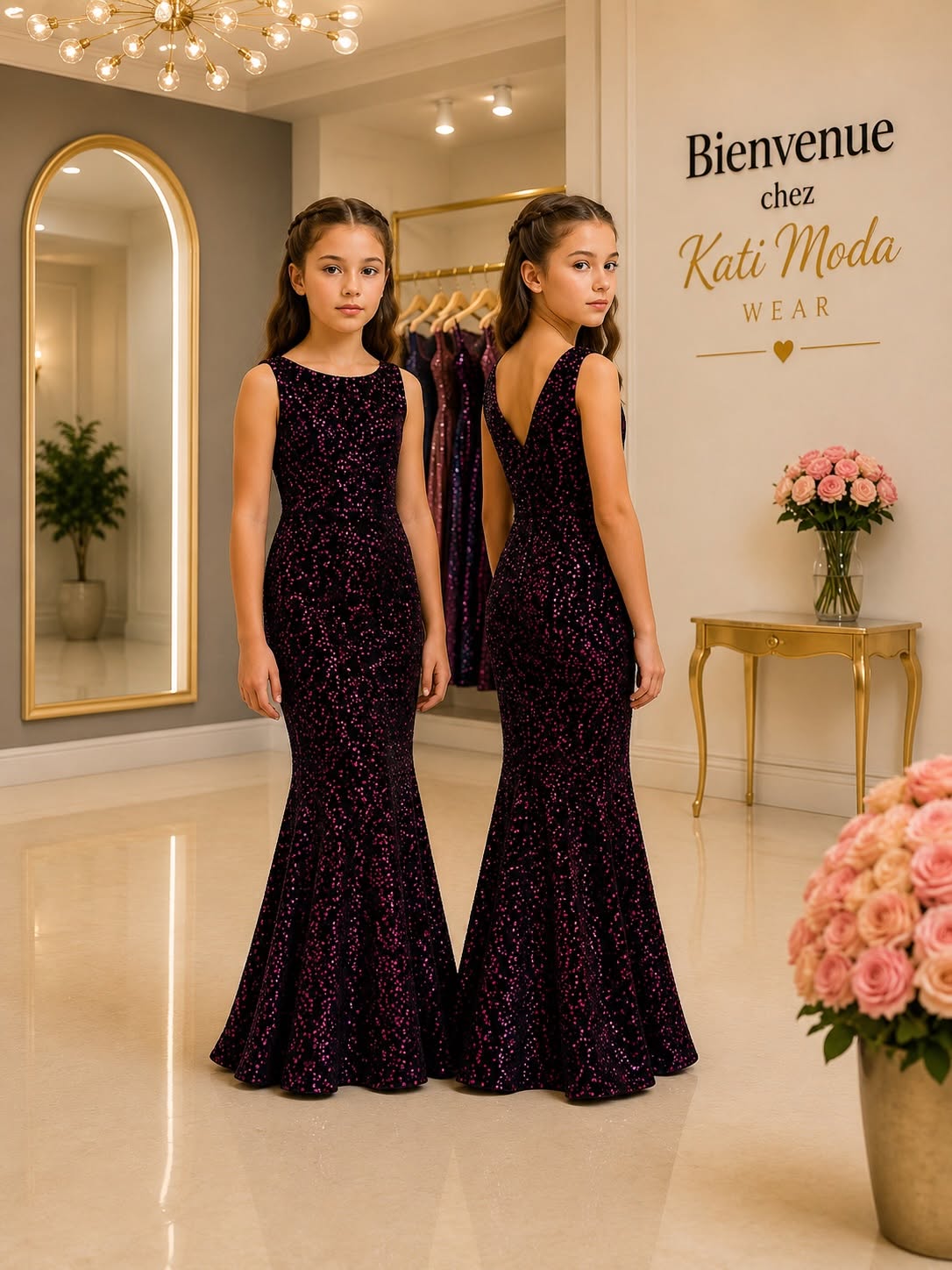robe de soirée cintrée