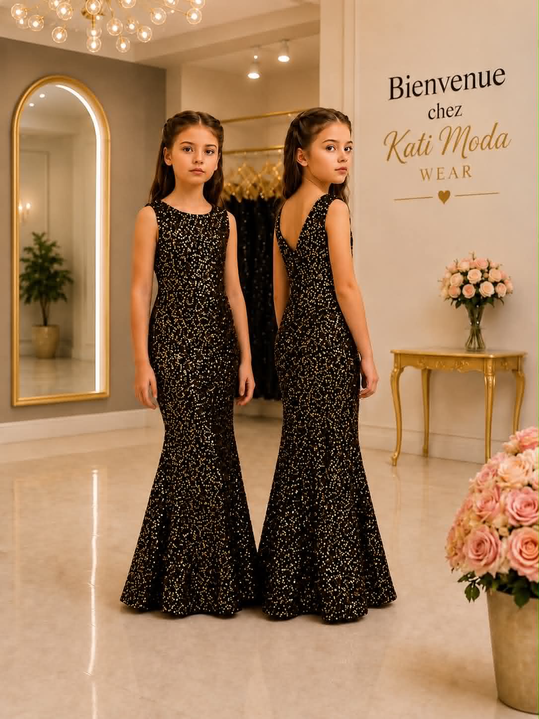 robe de soirée cintrée