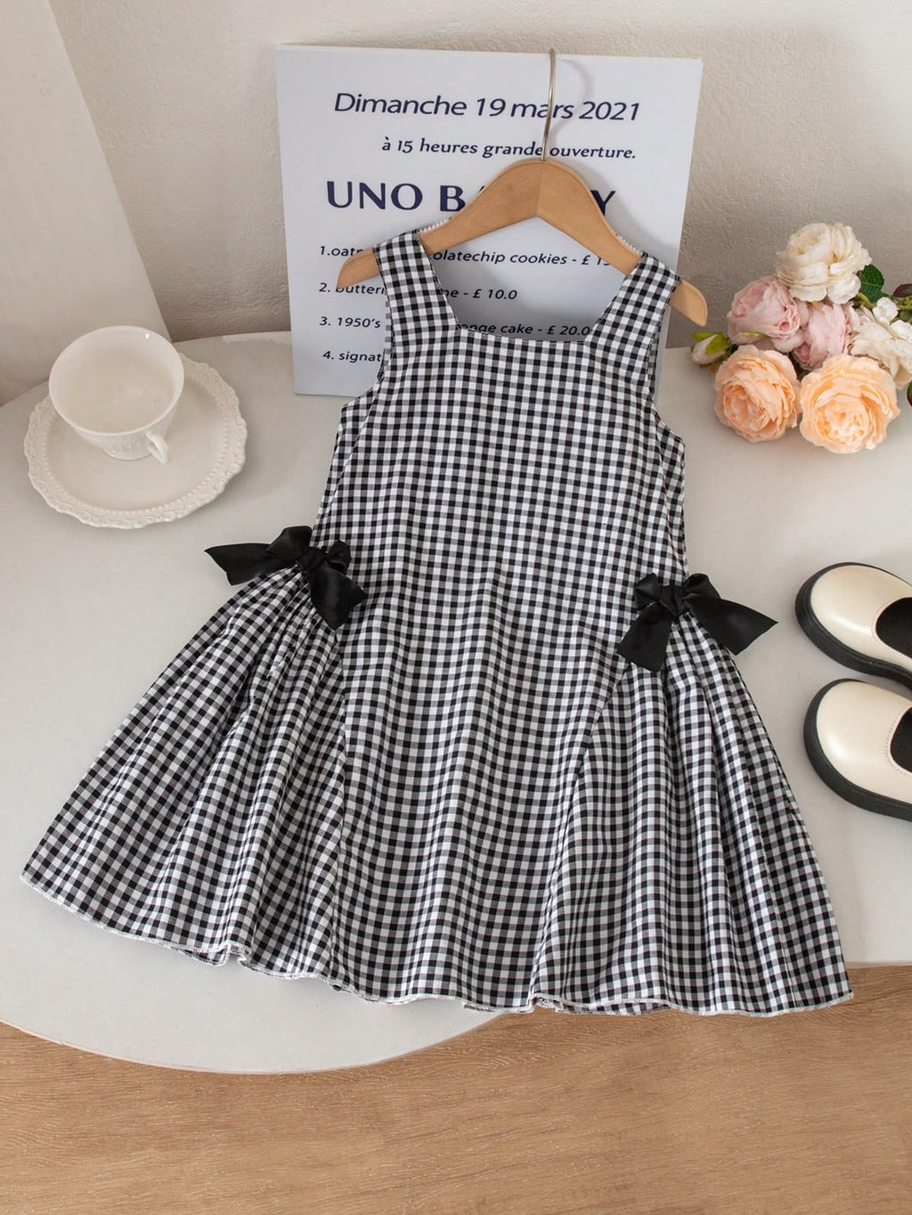 Robe en jean avec petite veste pour la rentrée scolaire