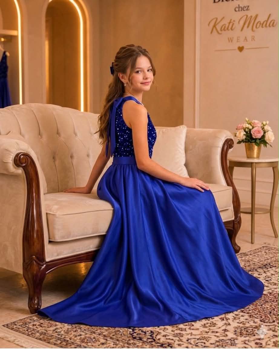 Robe de soirée pailletée