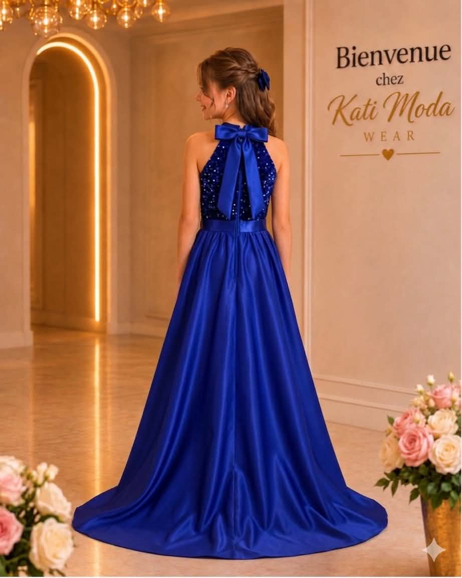 Robe de soirée pailletée