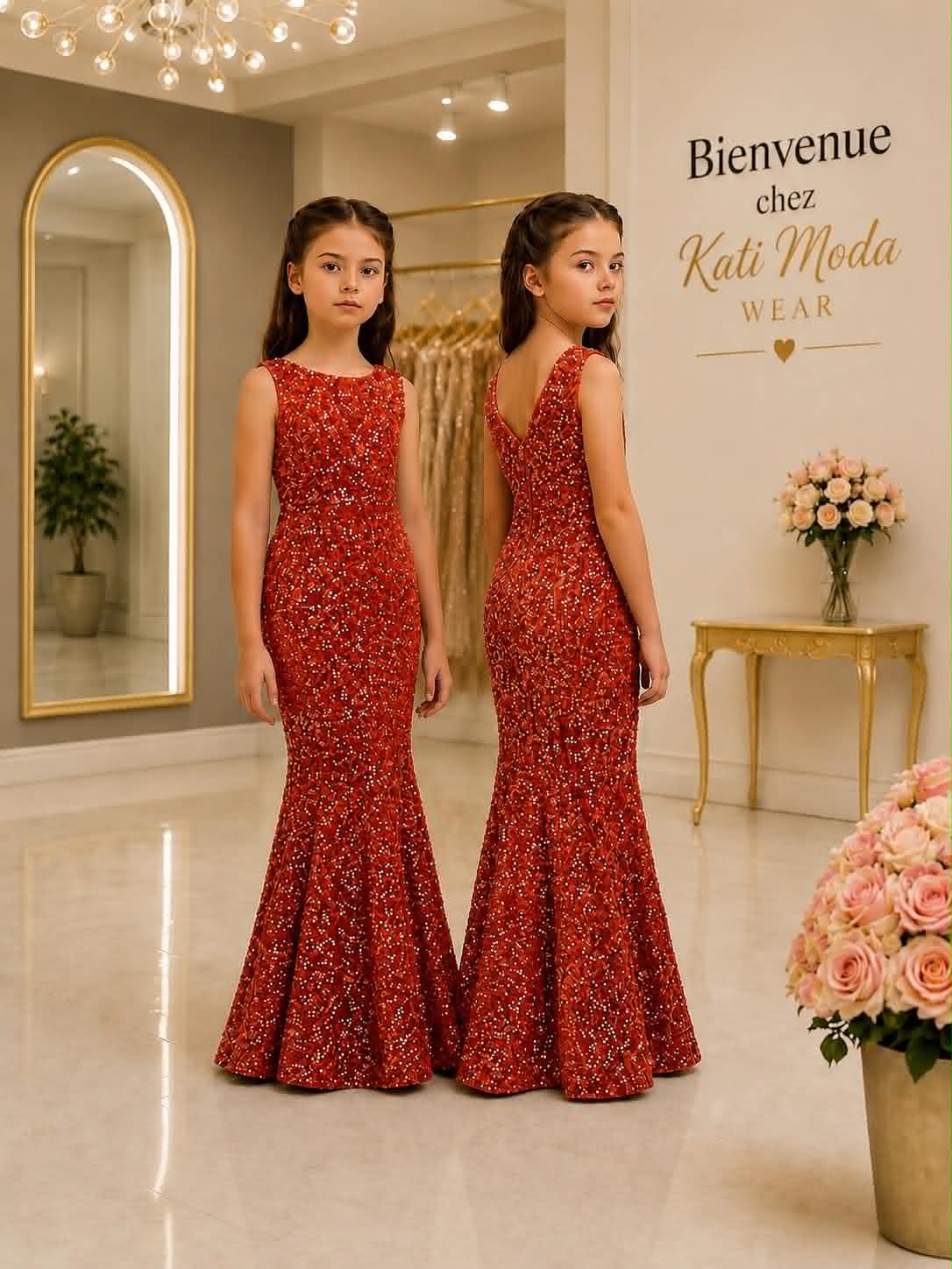 robe de soirée cintrée